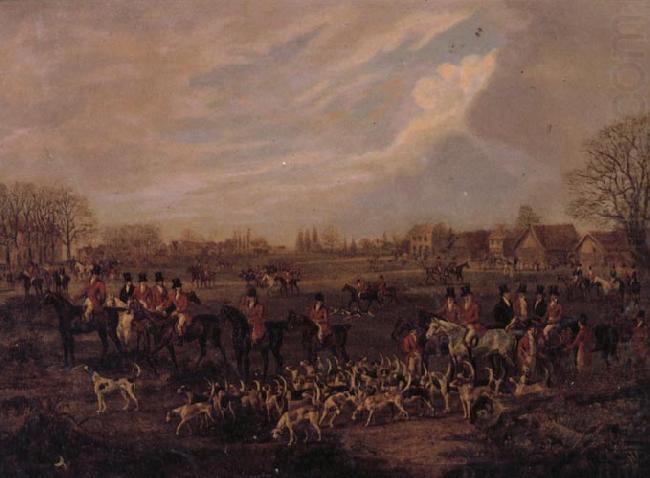 Dean Wolstenholme The Essex Hunt,1831 A set of Four Paintings china oil painting image